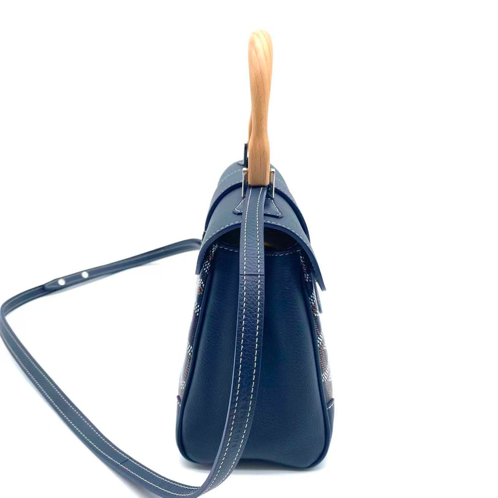 Saigon Goyardine Mini Navy