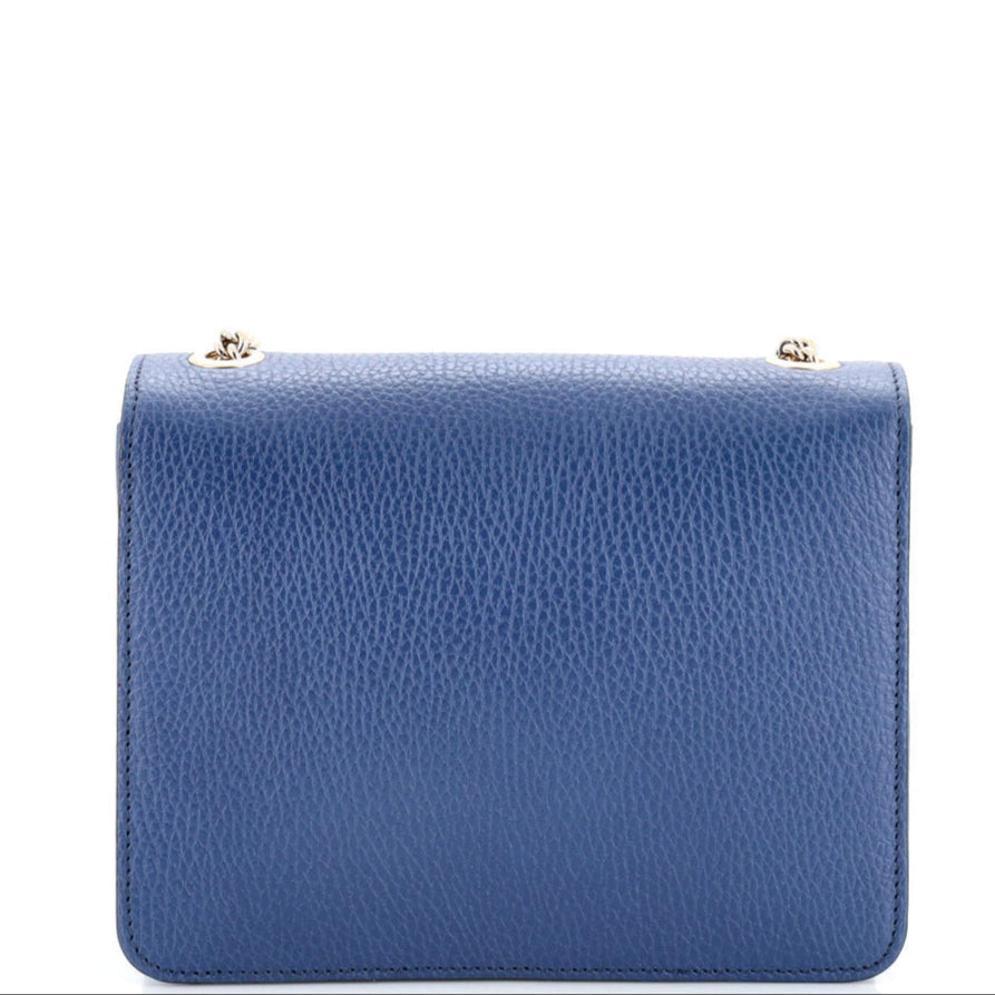 Interlocking Shoulder Bag Leather Small Twins
