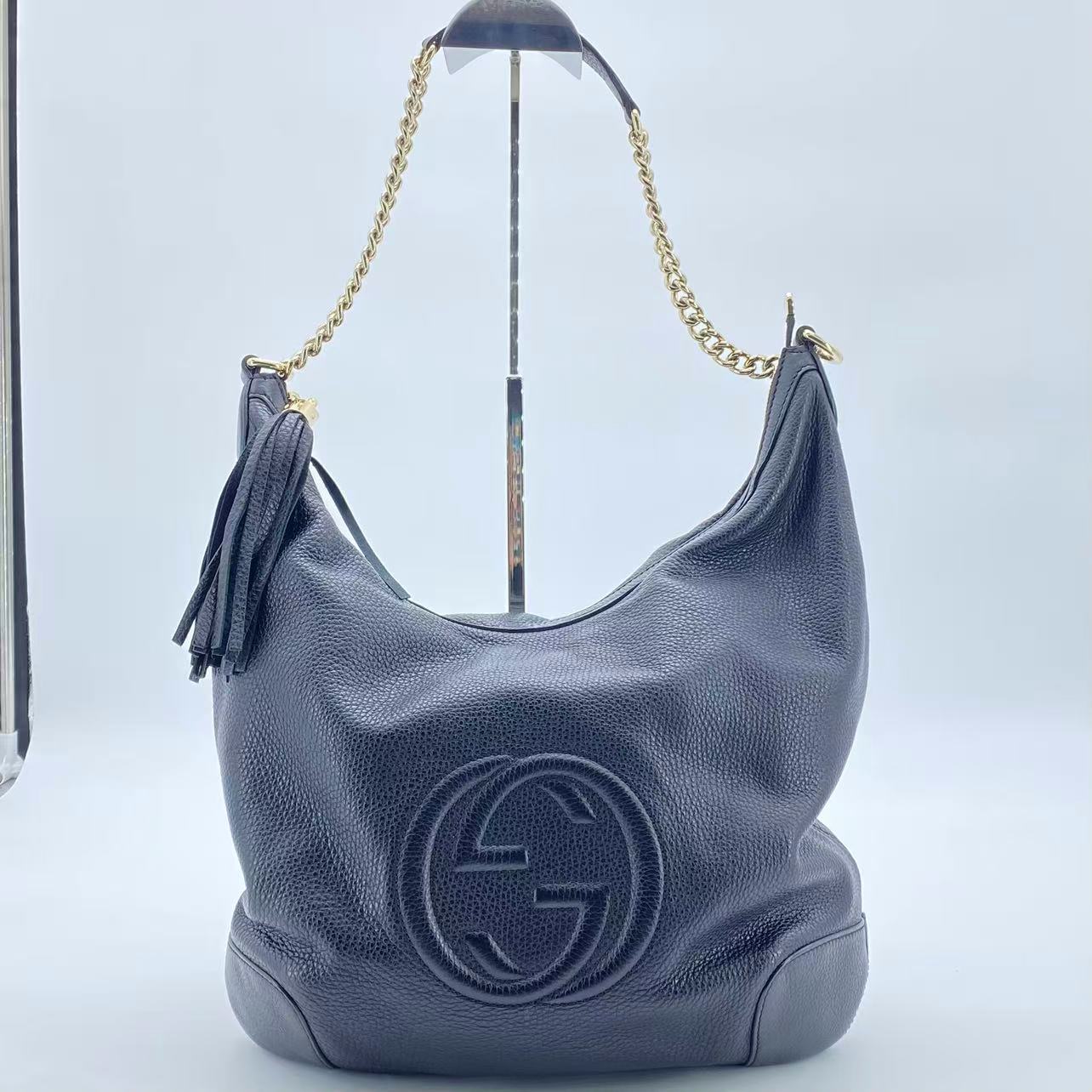 Soho Chain Hobo Leather Medium