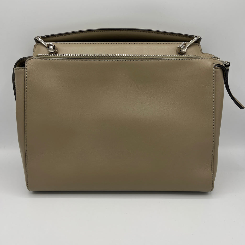 Leather Dotcom Medium Handbag