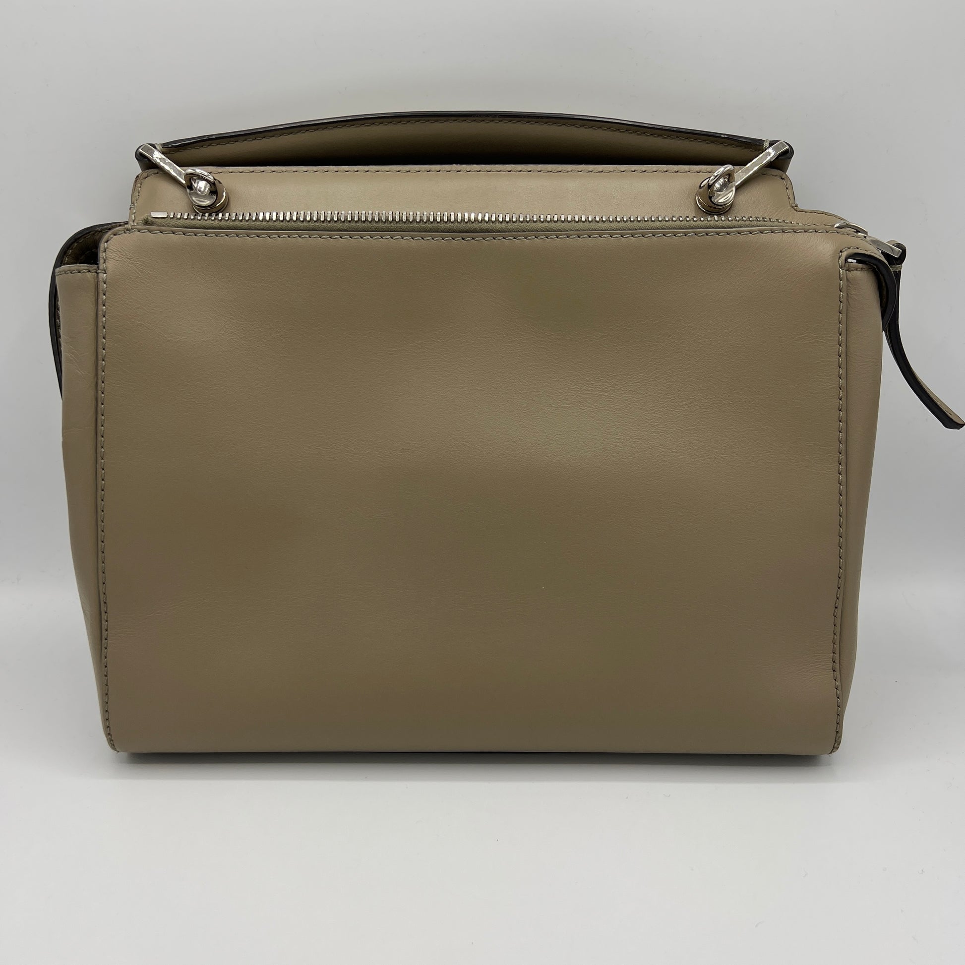 Leather Dotcom Medium Handbag
