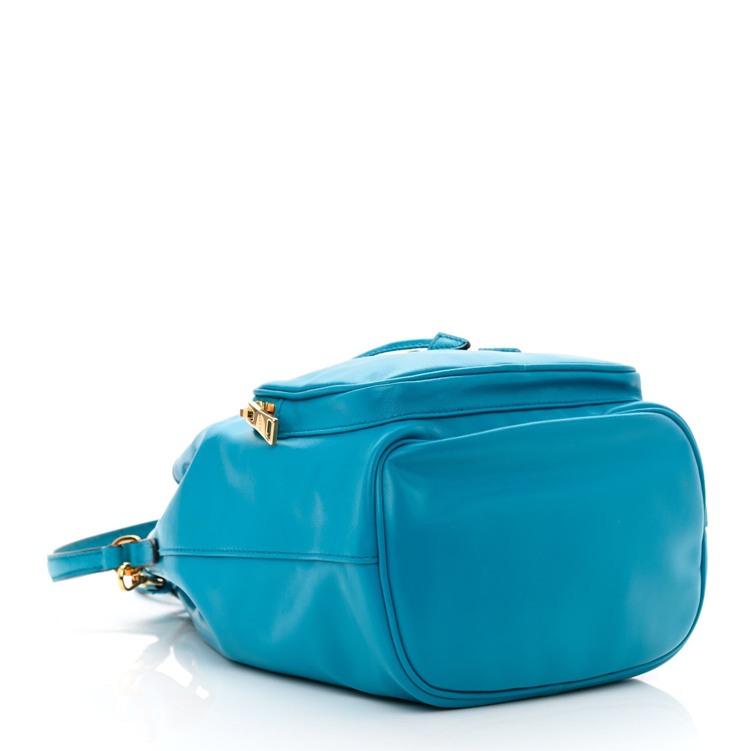 Light Calf Mini Bucket Crossbody Bag Voyage twins