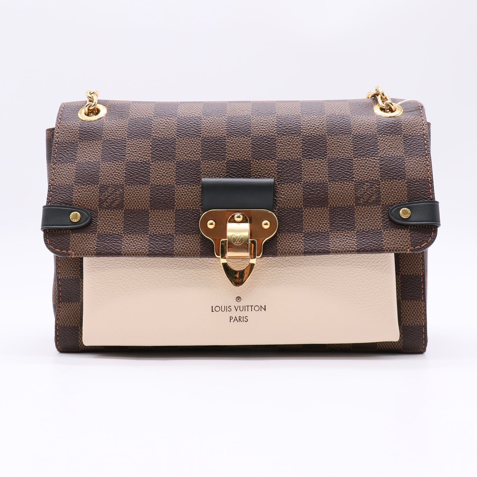 Vavin Handbag Damier with Leather Twins LDZ393