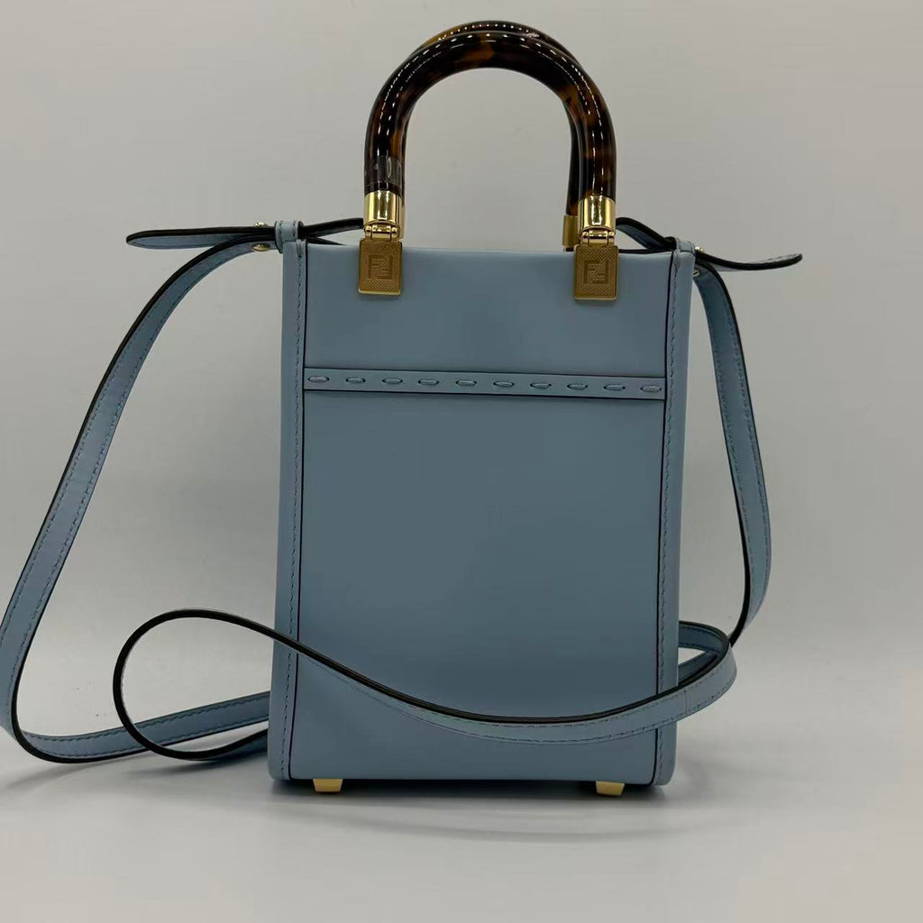 Sunshine Shopper Tote Leather Mini