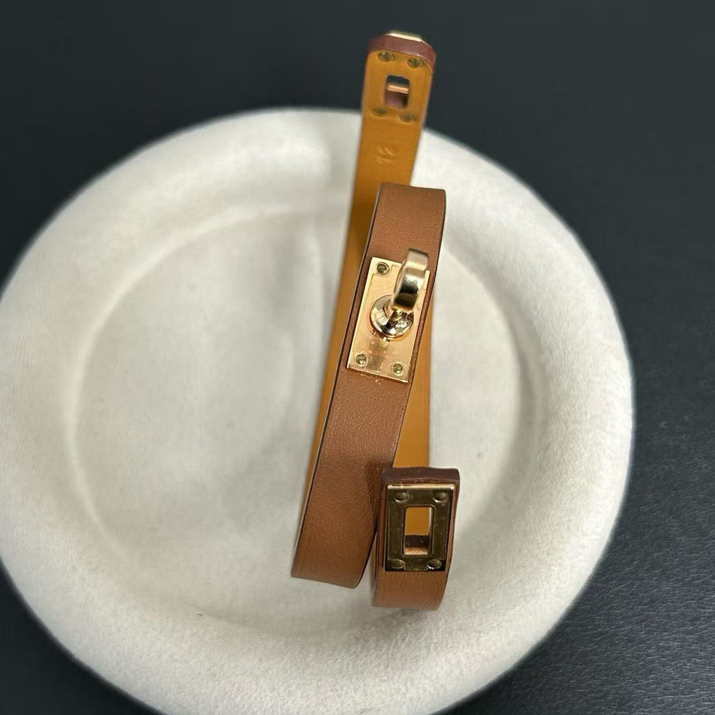 Kelly Double Tour Bracelet Box Calf Leather Twins LDJ4228