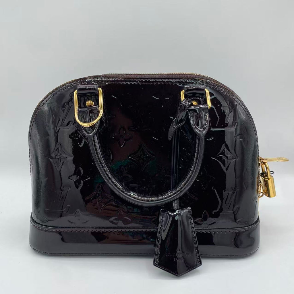Alma BB patent leather crossbody bag