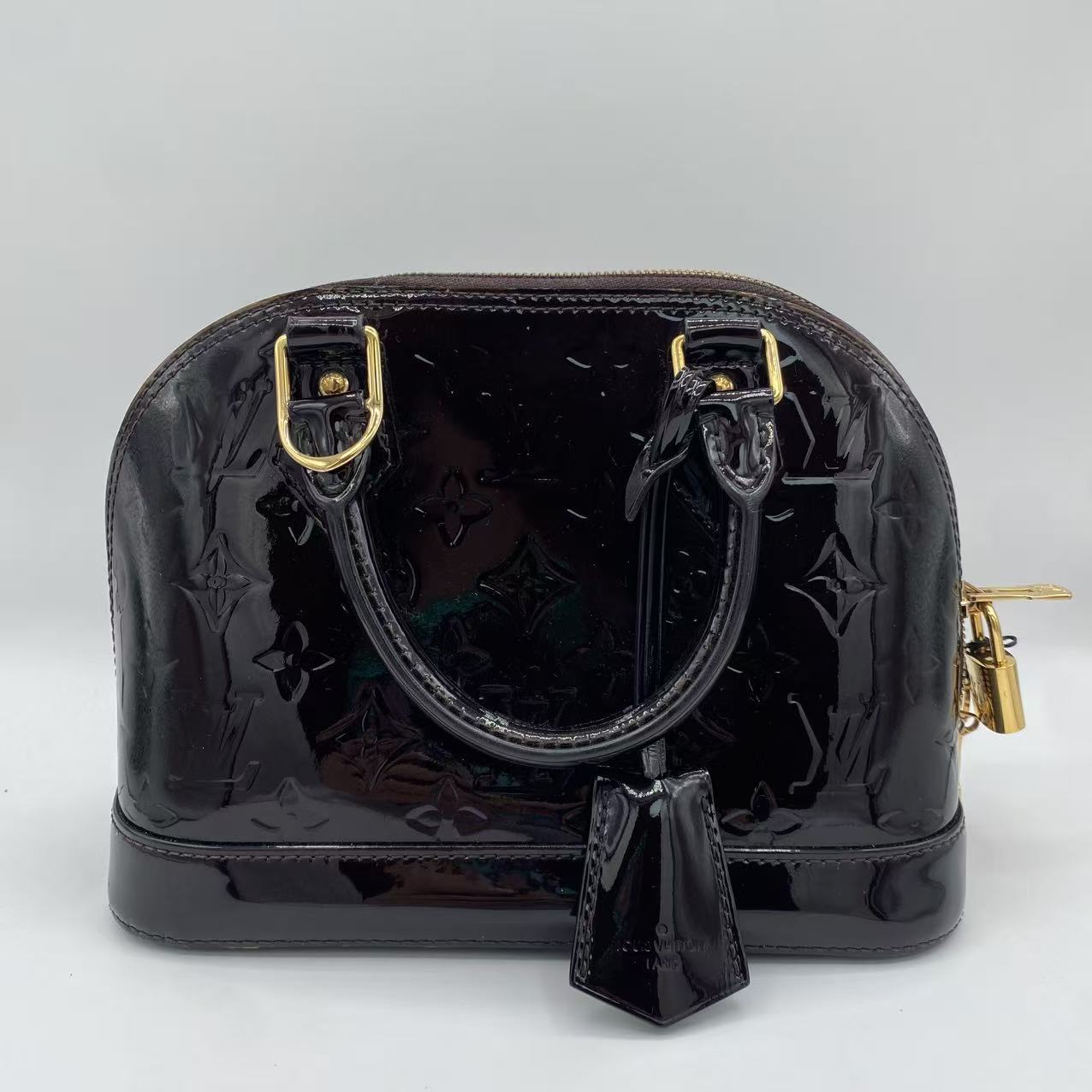 Alma BB patent leather crossbody bag