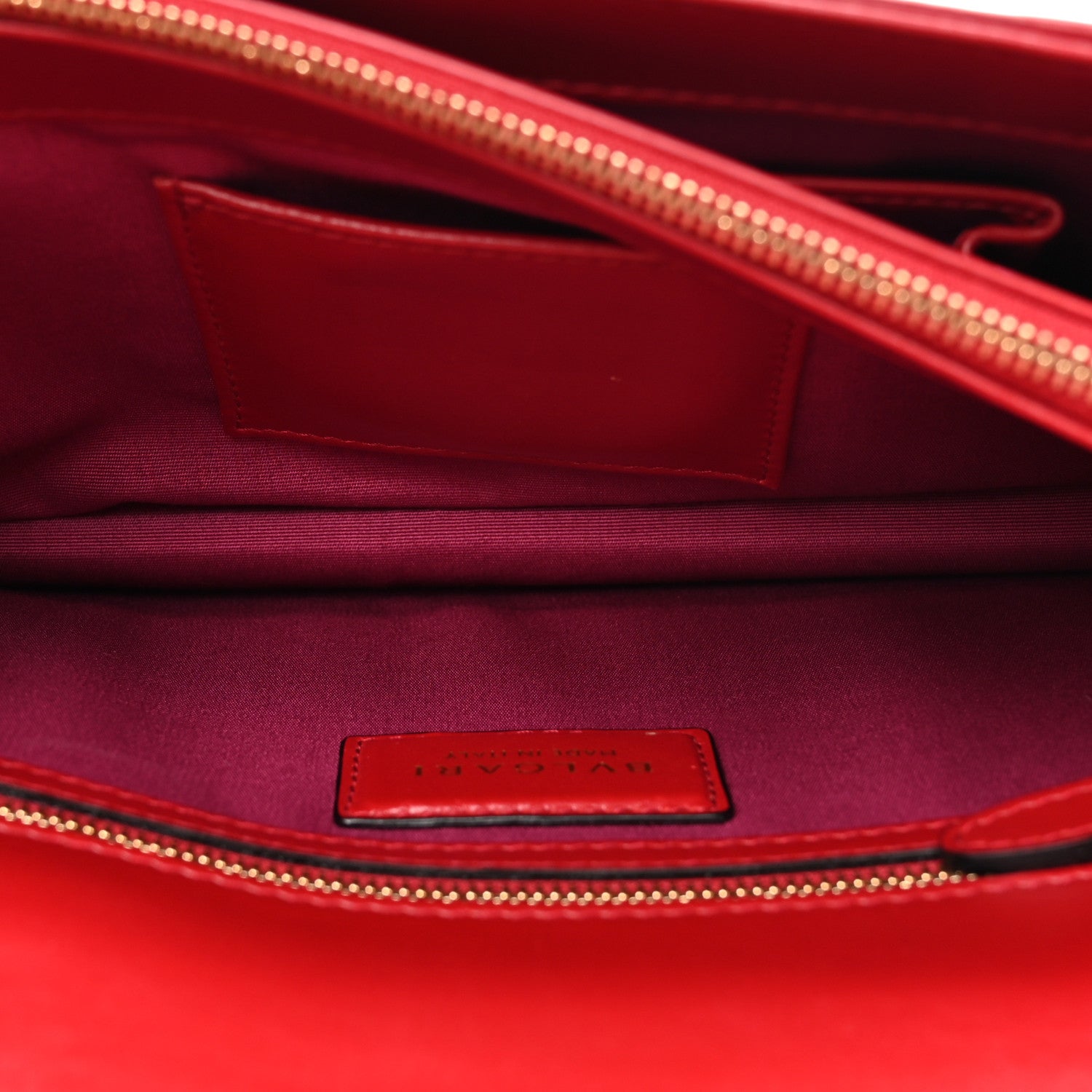 Calfskin Serpenti Forever Shoulder Bag Red - twins