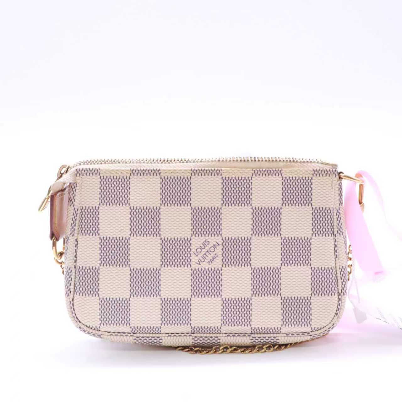 Louis Vuitton Damier Azur Mini Pochette Twins LDJ5295
