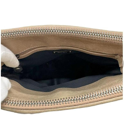 Nude Pink Matelassé Clutch twins