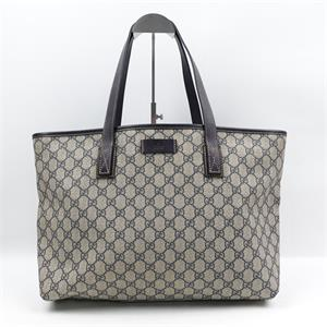 GG Supreme Monogram Small Joy Tote Dark Brown