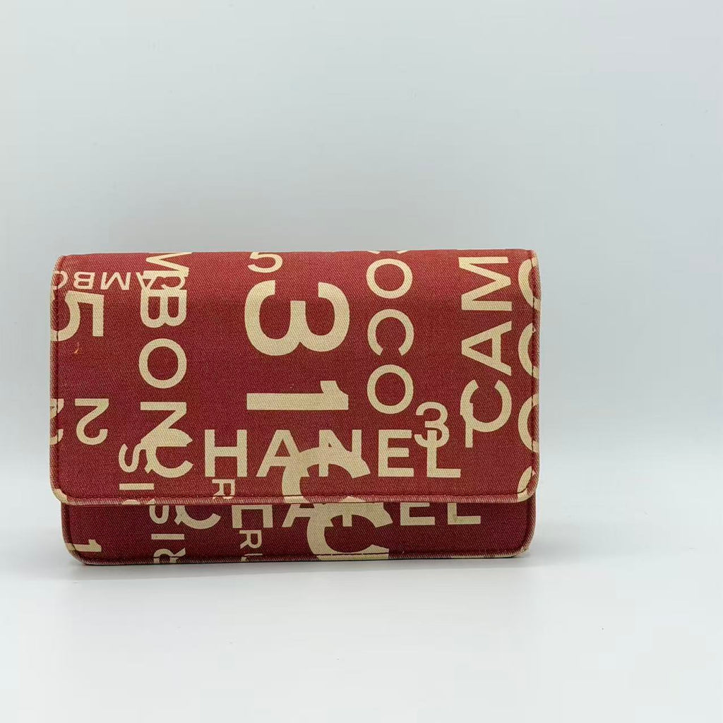 31 Rue Cambon By The Sea Wallet in red