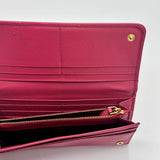 Continental Wallet Saffiano Leather Long