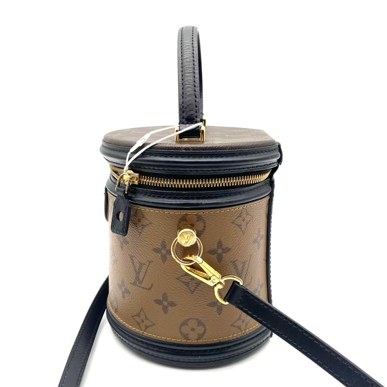 Cannes Handbag Reverse Monogram Canvas