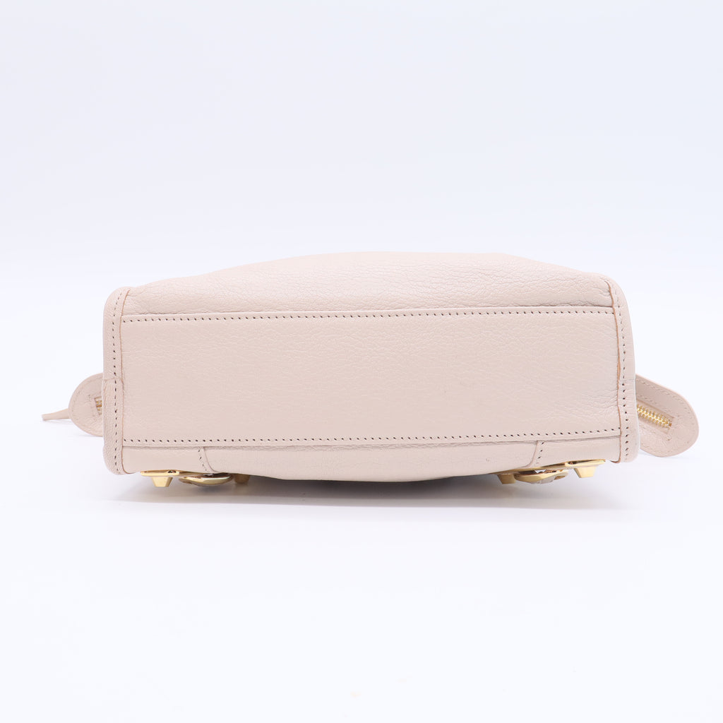 Motocross Metallic Edge Mini City Bag Gold Hardware Twins