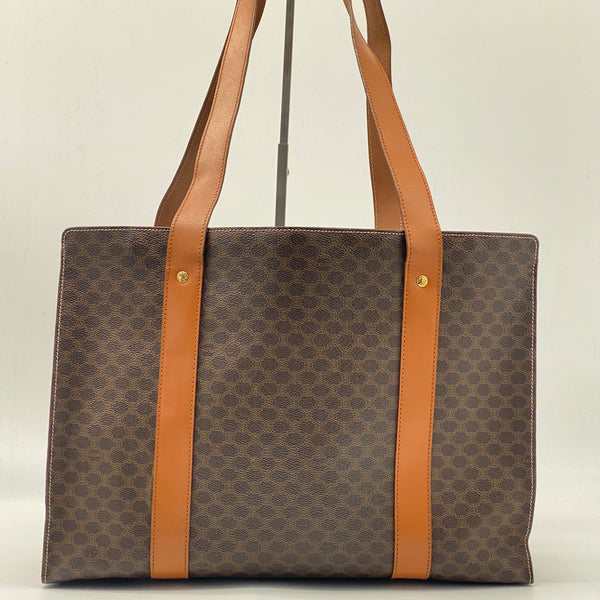 Celine Tote Bag Macadam Brown