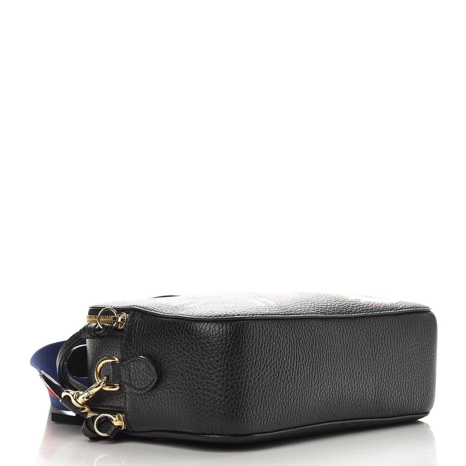 Animalier Top Handle Camera Bag Printed Leather Medium Twins