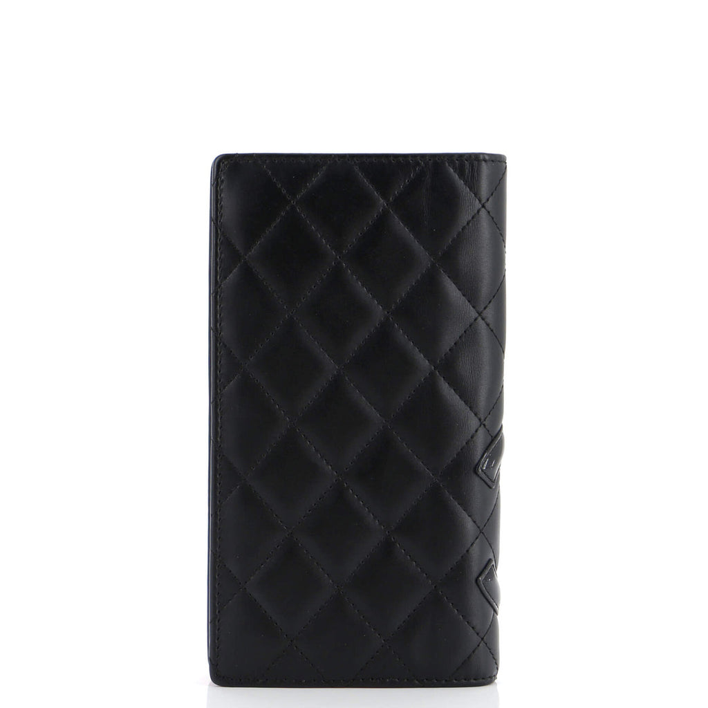Cambon Bifold Wallet Quilted Lambskin Long