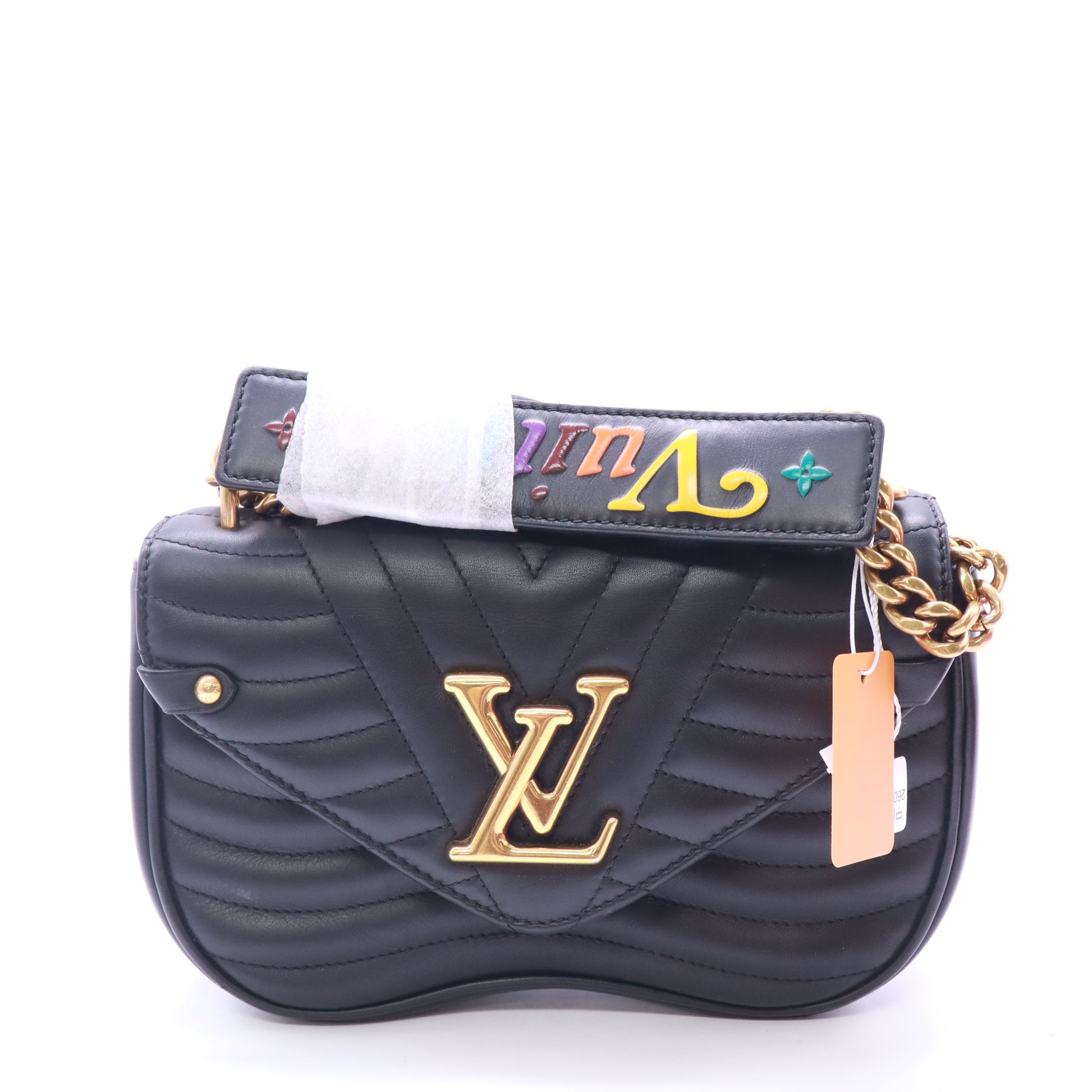 Louis Vuitton New Wave Chain Bag Quilted Leather PM twins LDZ669
