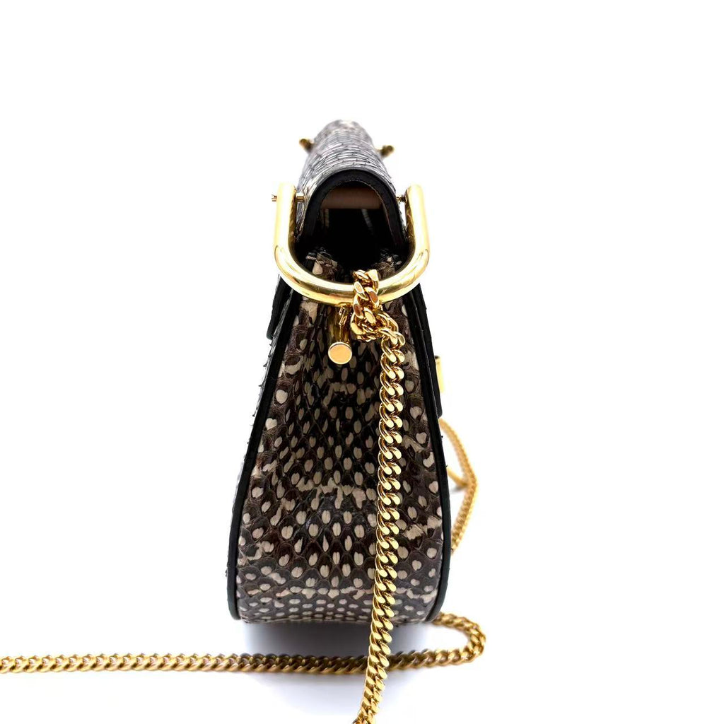 Drew python handbag