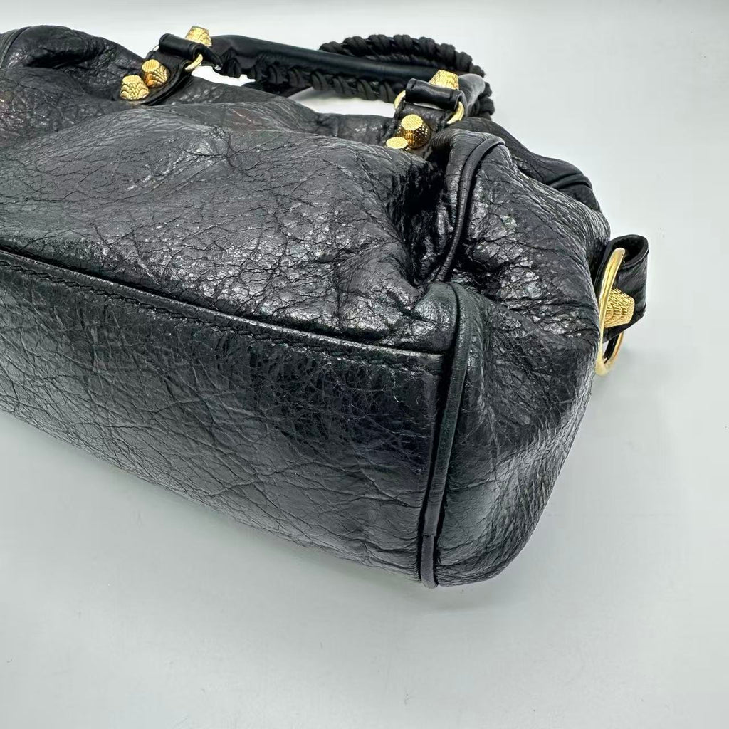 Black City Classic Studs Bag Leather Mini LDM-1714