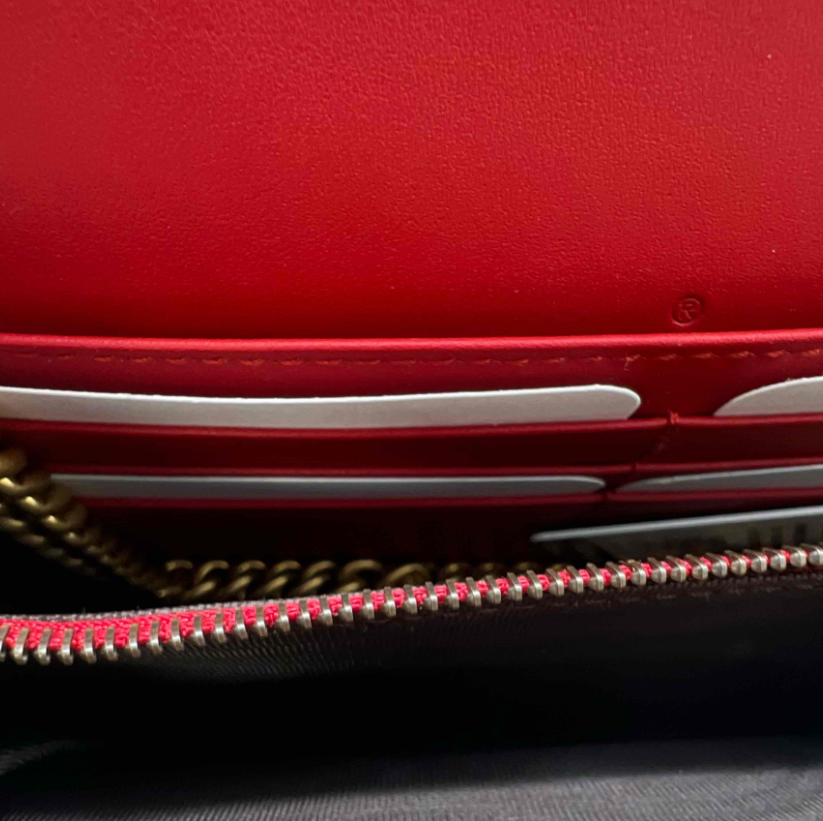Gucci Queen Margaret Leather Wallet on Chain (WOC) W23416