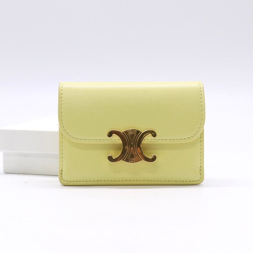 Calfskin Small Triomphe Wallet twins LDZ1339