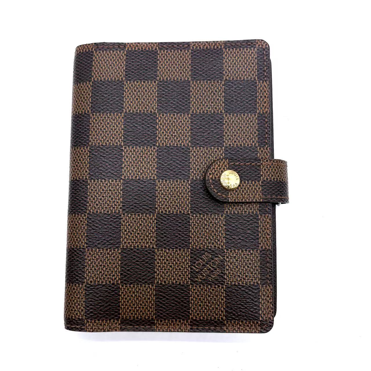 Damier Ebene Medium Ring Agenda