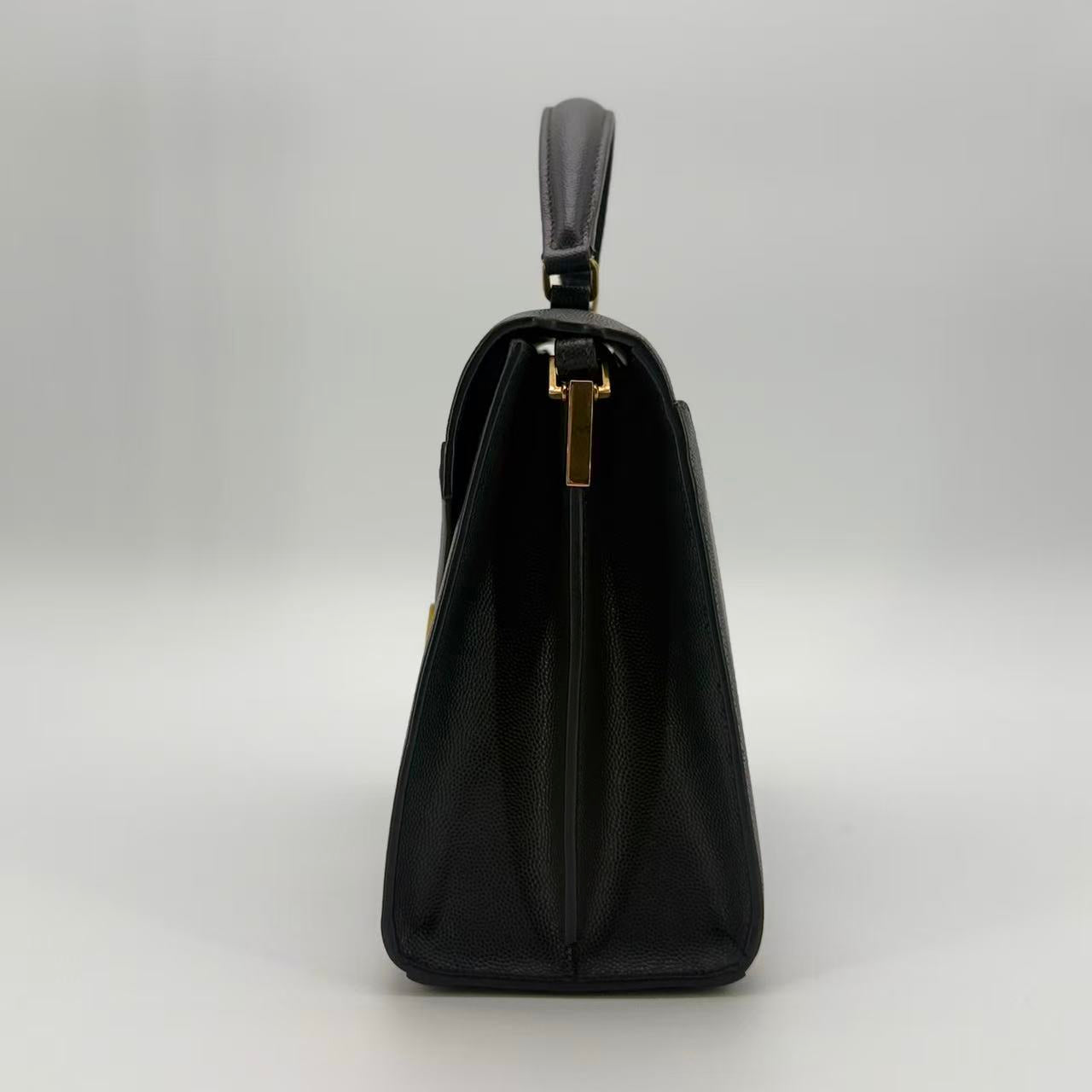 Cassandra Top Handle Bag Leather Mini
