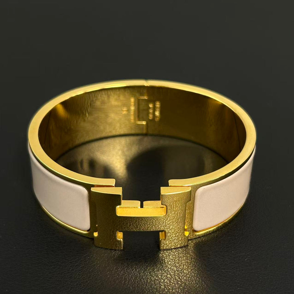 Clic H Bracelet Enamel Wide Twins LDJ3801