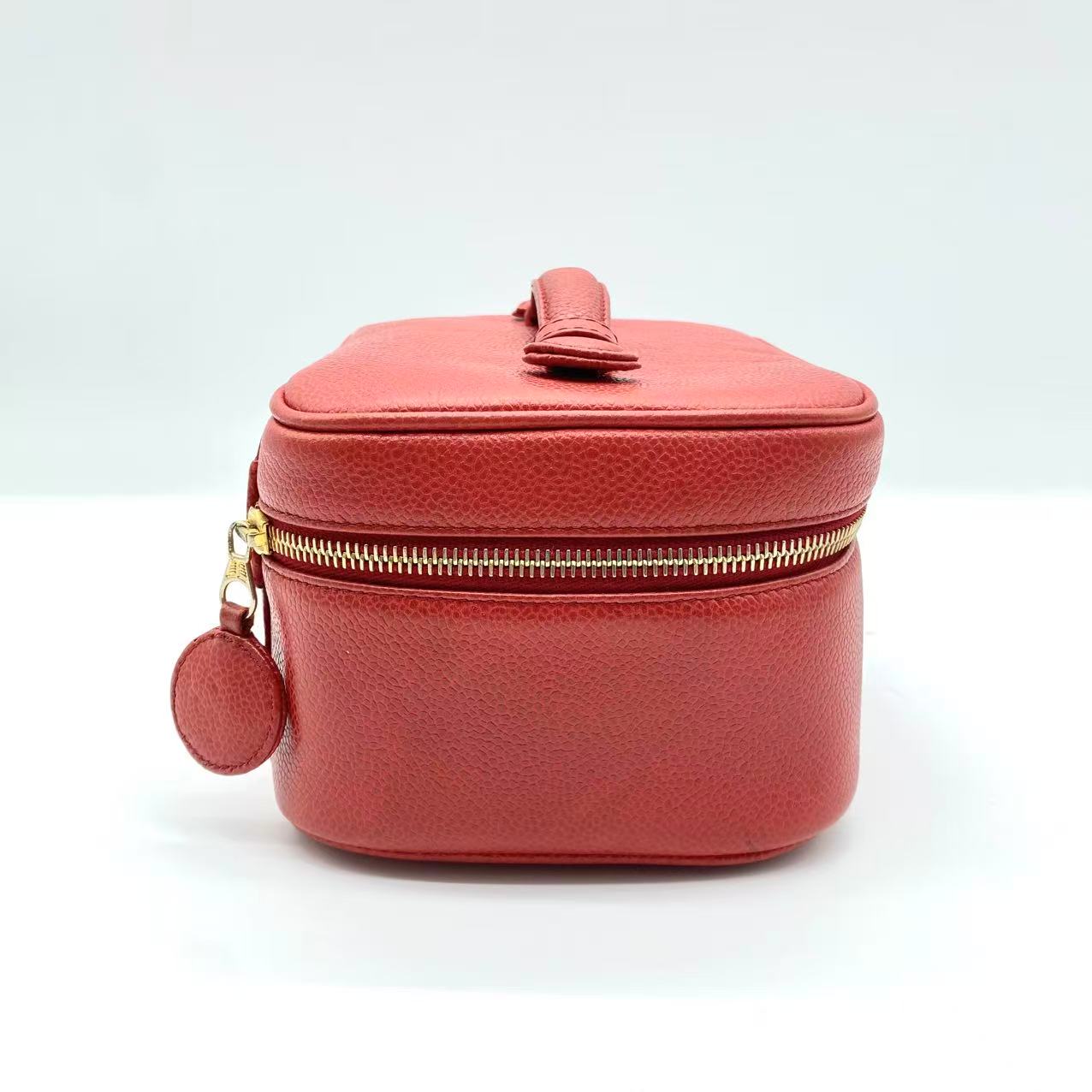 Chanel Vintage Timeless Vanity Case Caviar Mini