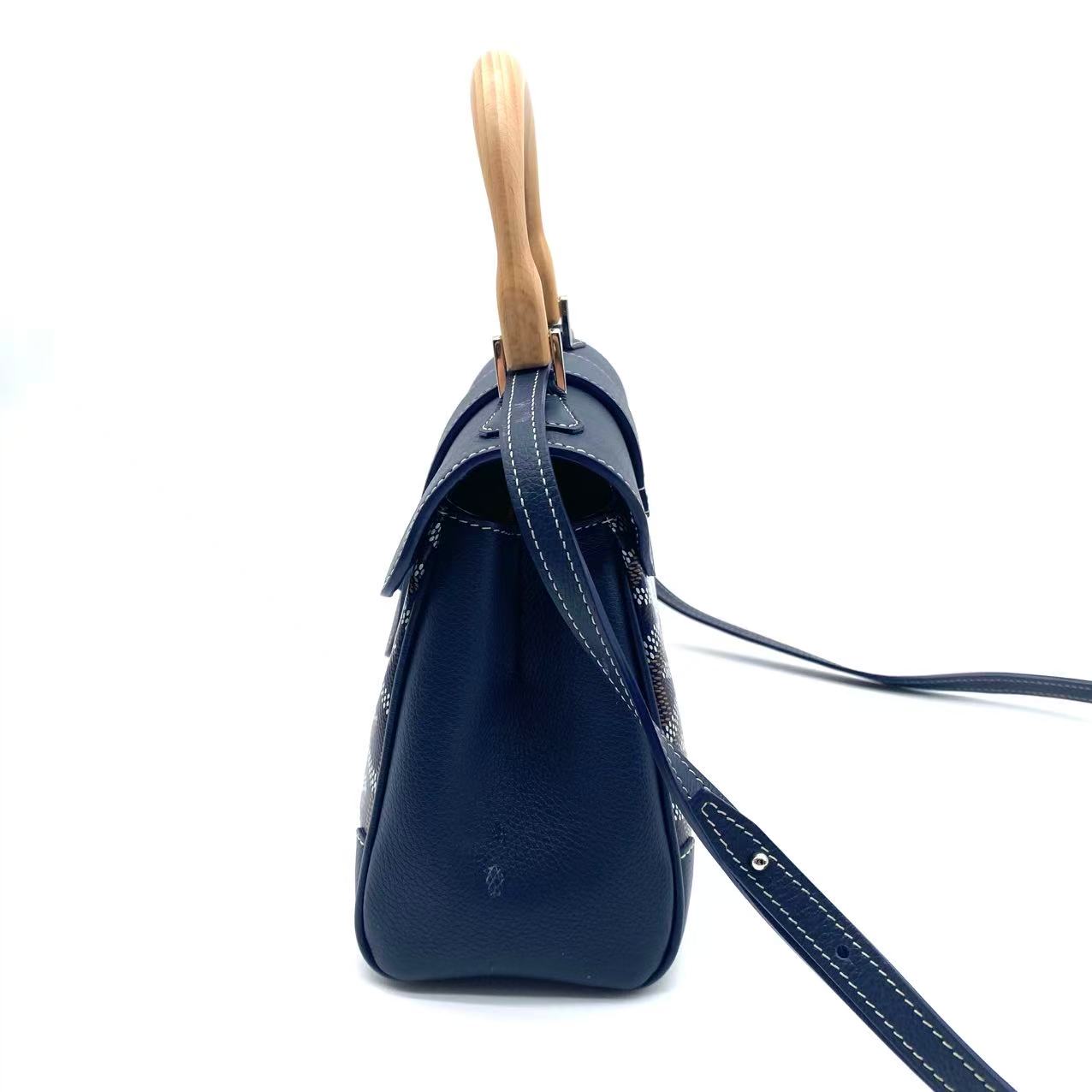 Saigon Goyardine Mini Navy