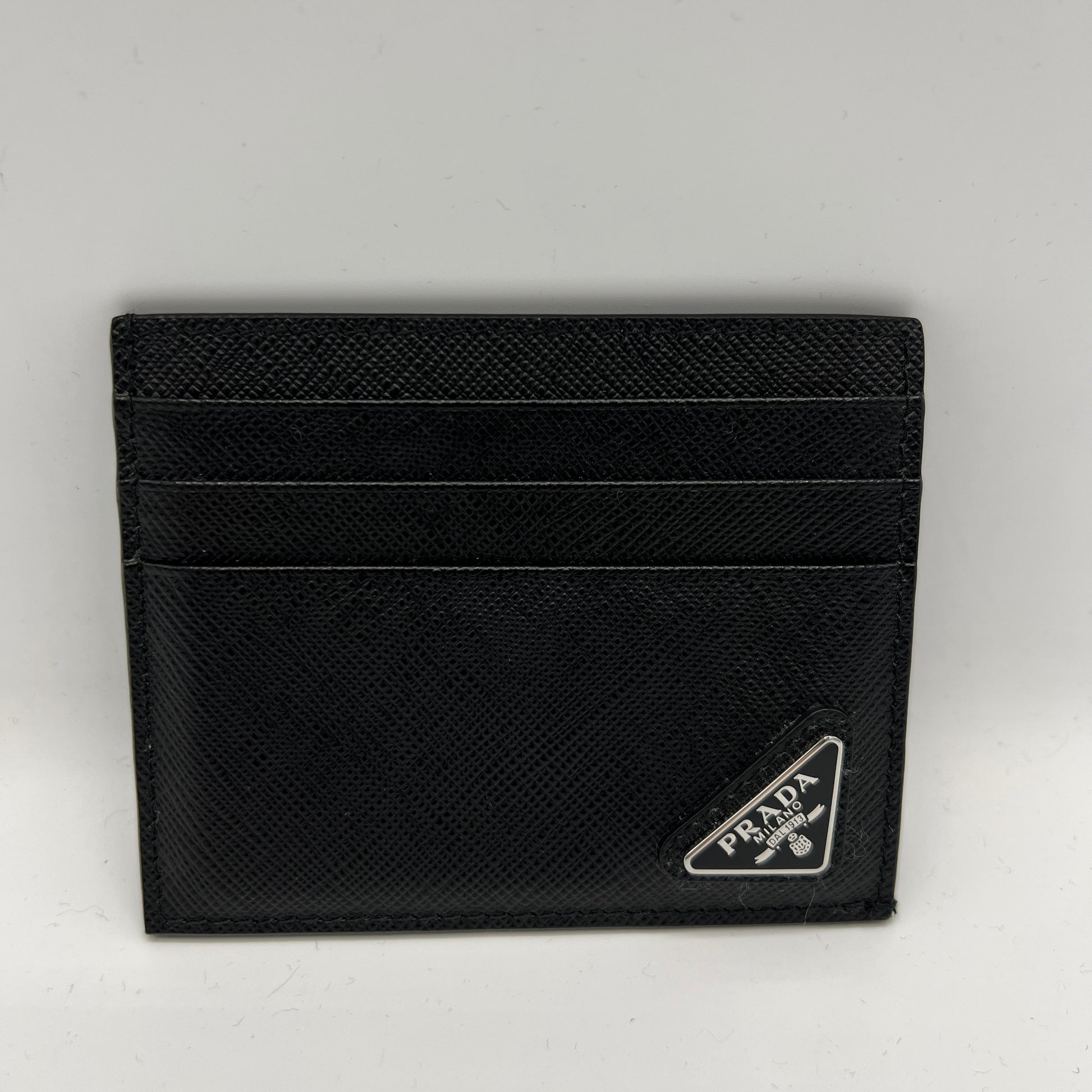 Saffiano Card Holder Black