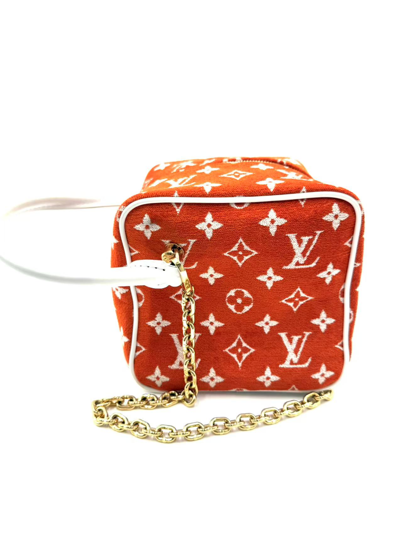 Square Bag LV Match Monogram Jacquard Velvet