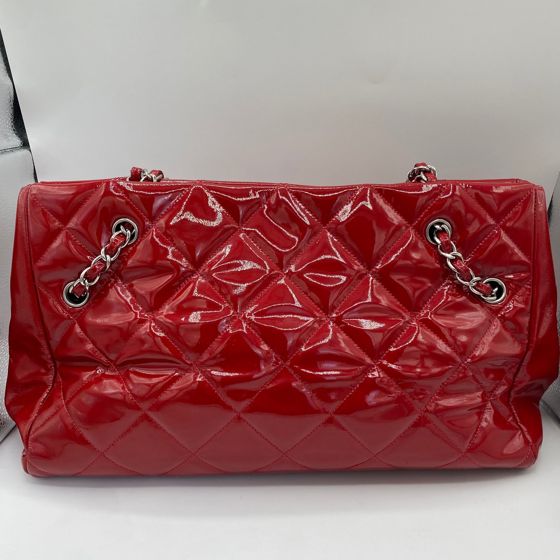 Chanel Leather Shopping Tote