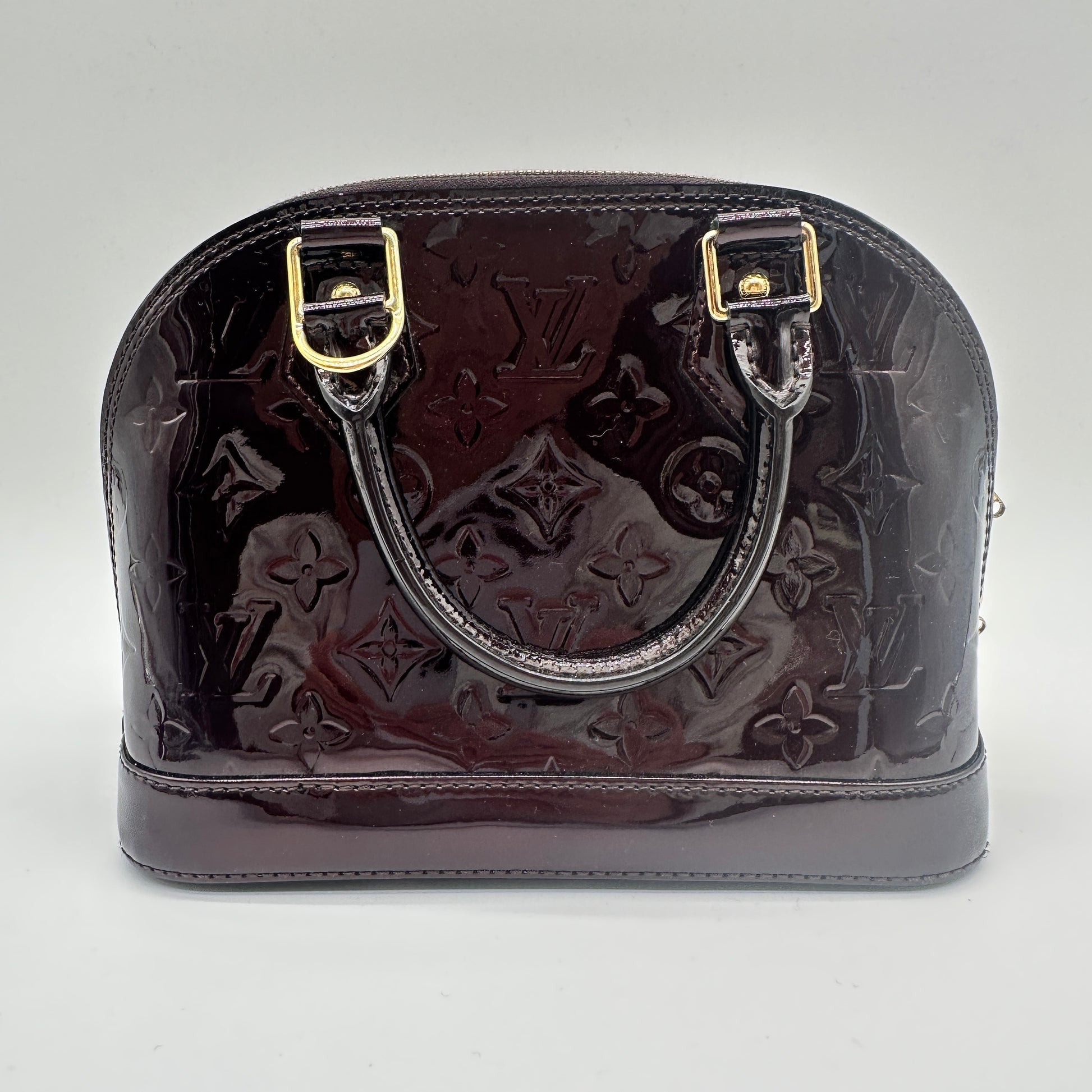 Alma Handbag Monogram Vernis BB