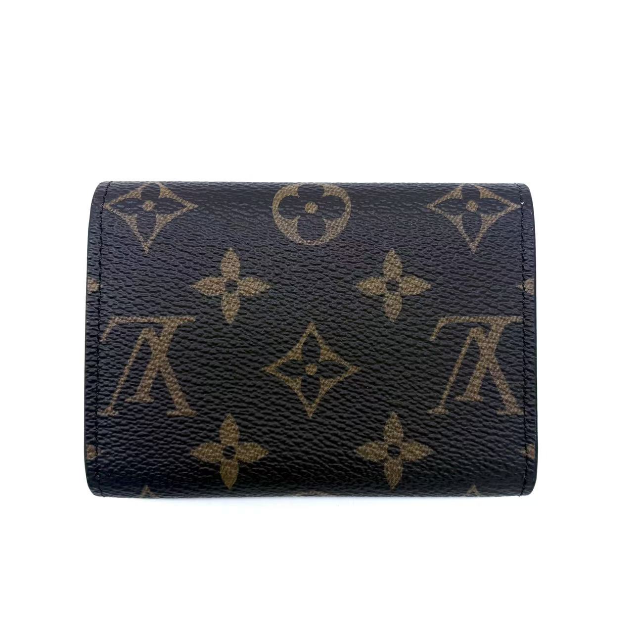 Rosalie Coin Purse Monogram Rose Ballerine