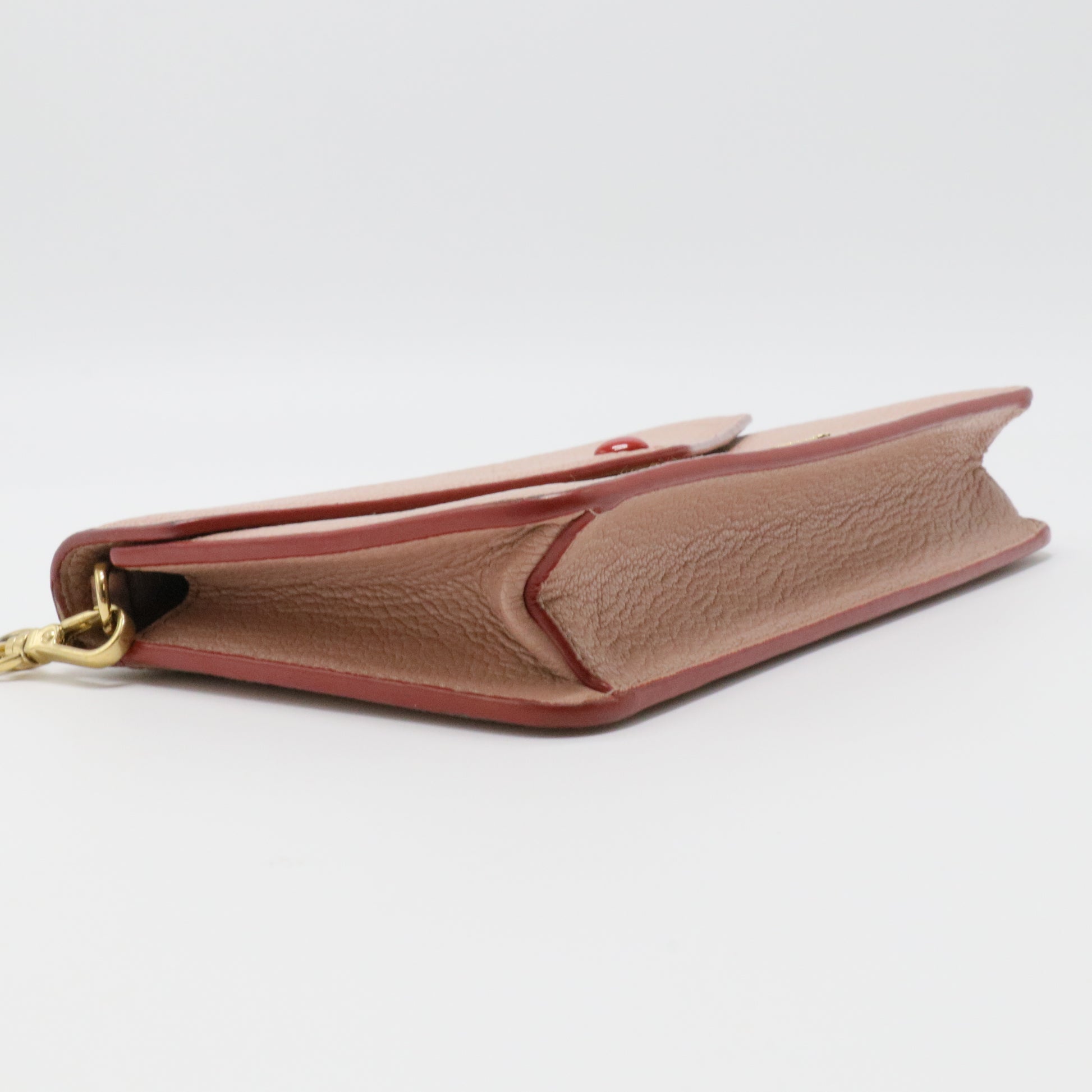 Goatskin Madras Love Envelope Wallet Orchidea twins