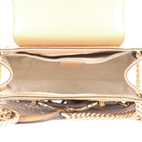 GUCCI Guccissima Small Emily Chain Shoulder Bag Camelia