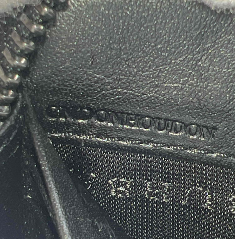 Burberry Charcoal London Check Zip Around Wallet W23387