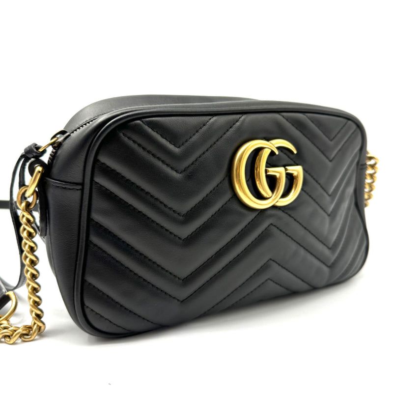 GG Marmont Shoulder Bag Matelasse Leather Small