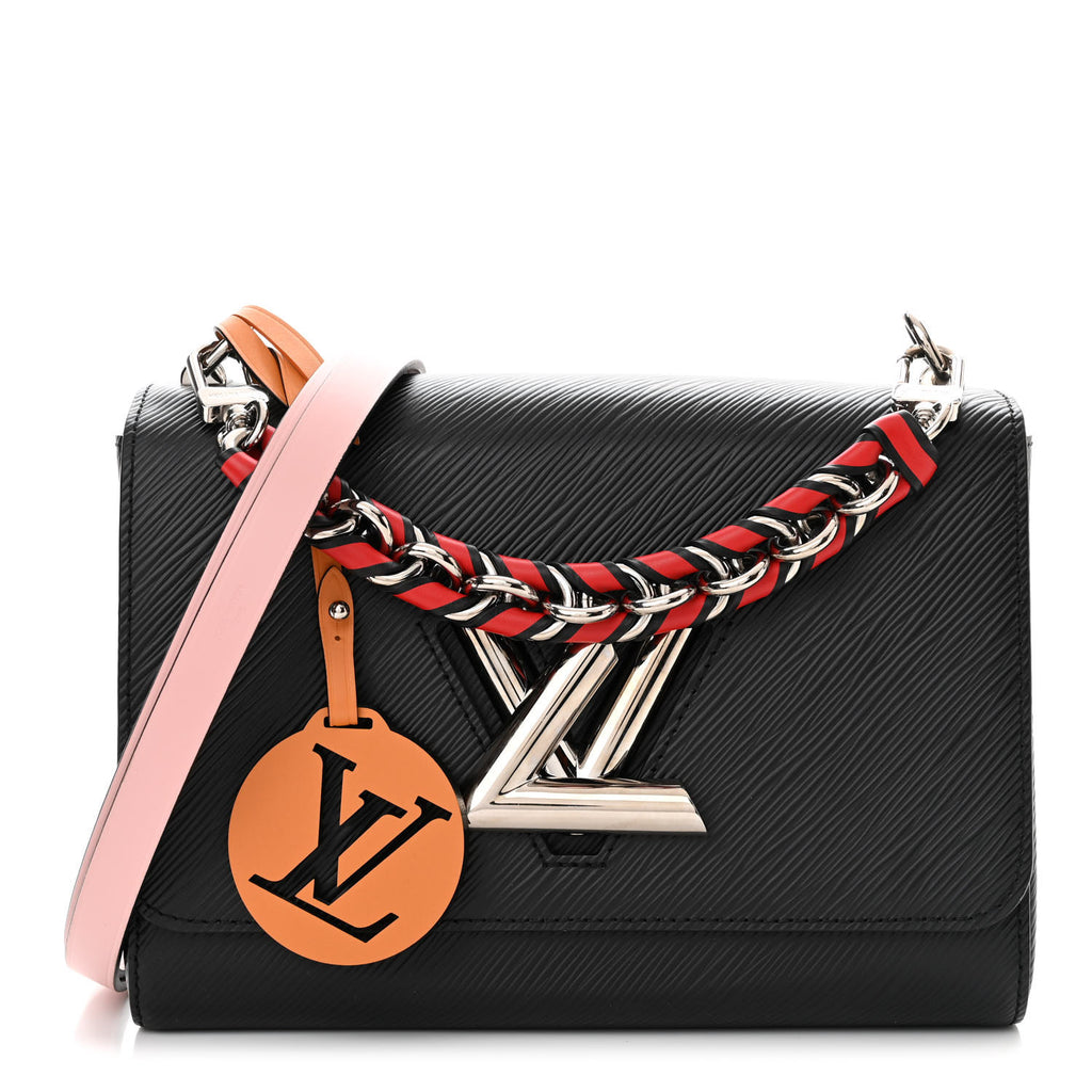 Braided Handle Twist Bag Epi Leather MM Twins