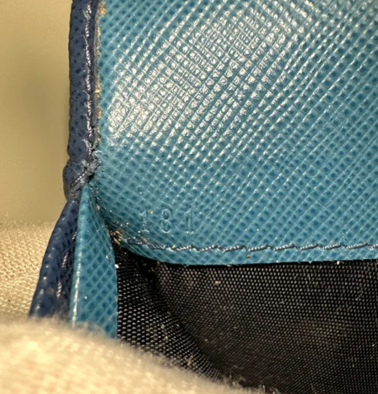 Prada Saffiano Cuir Leather Continental Wallet W23159