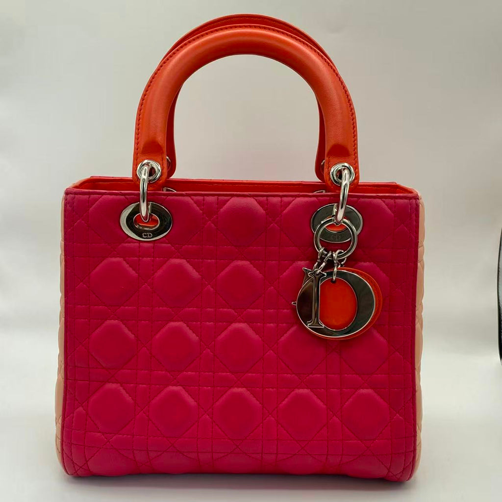 Tri-Color Medium Lady Dior