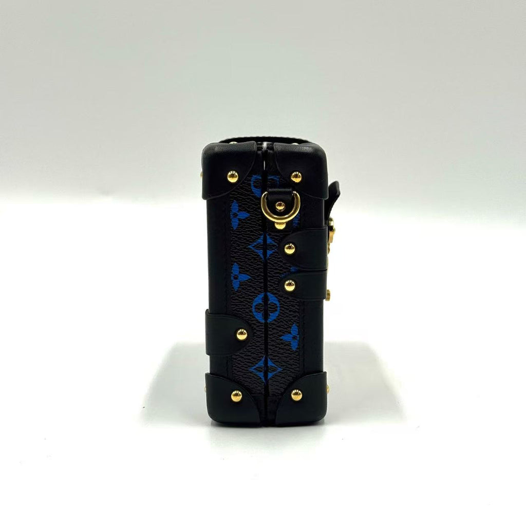 Monogram Petite Malle Blue Black For Gisel