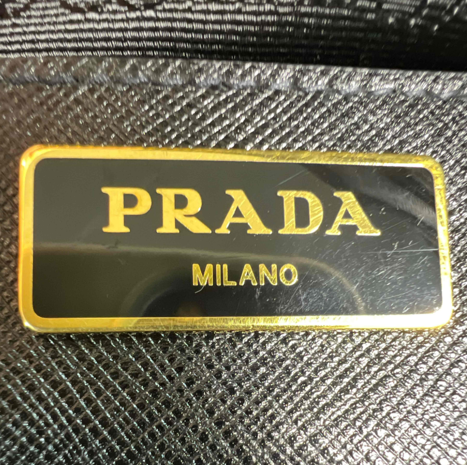 Black Saffiano Soft Leather Dome Bag B24602