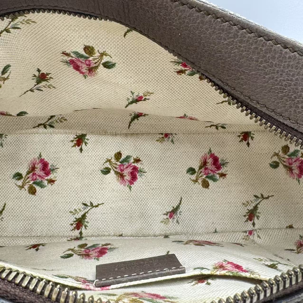 Gucci  GG Supreme Monogram Web Neo Vintage Shoulder Bag Beige New Acero Crop