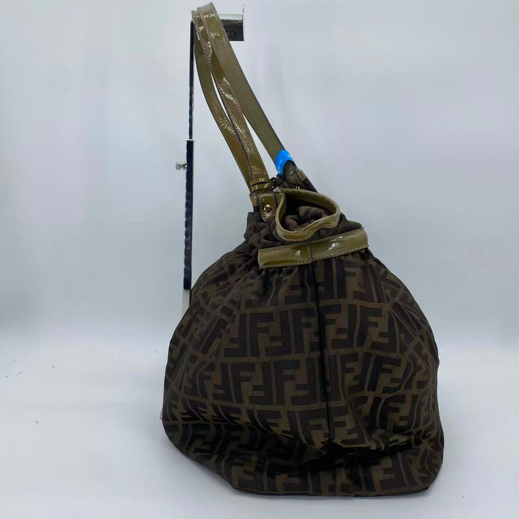 Borsa a tracolla in tela Fendi Zucca Tote