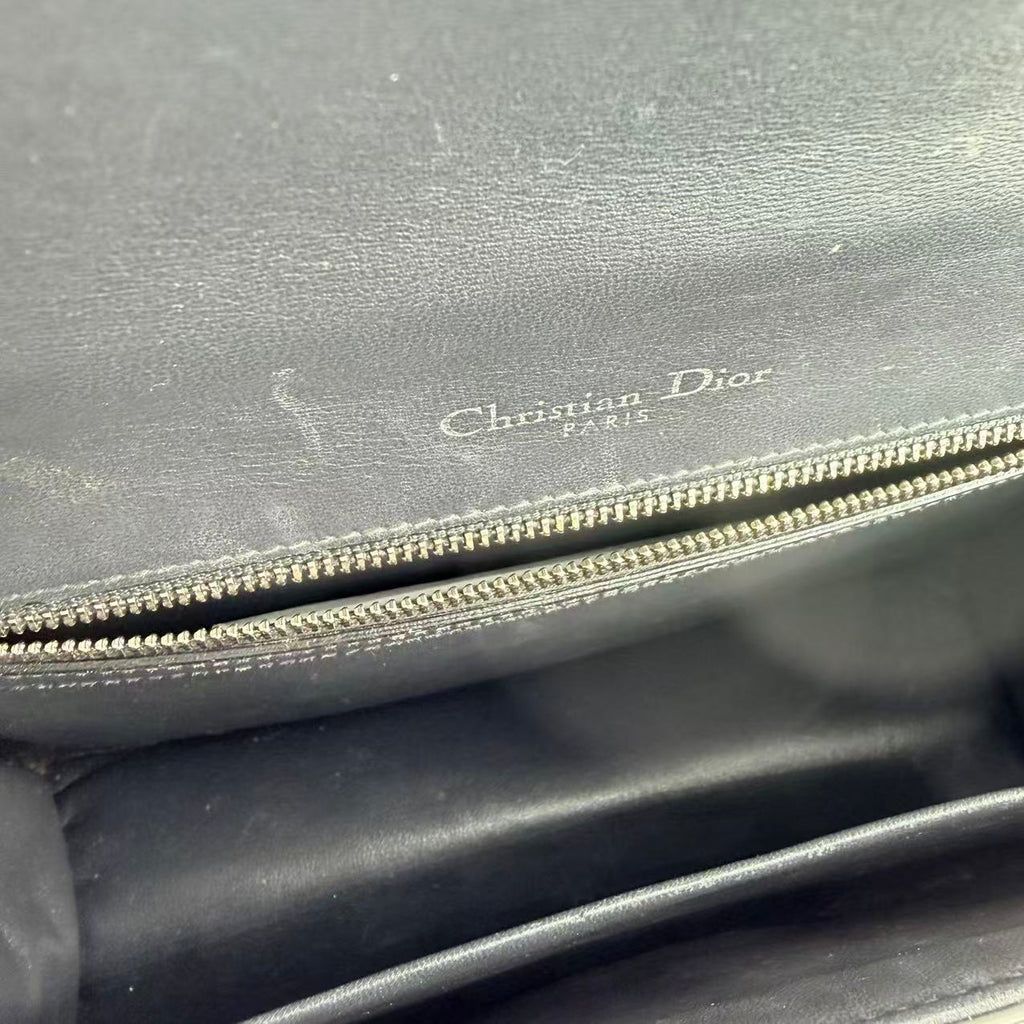 Diorama Flap Bag Cannage Embossed Calfskin Medium