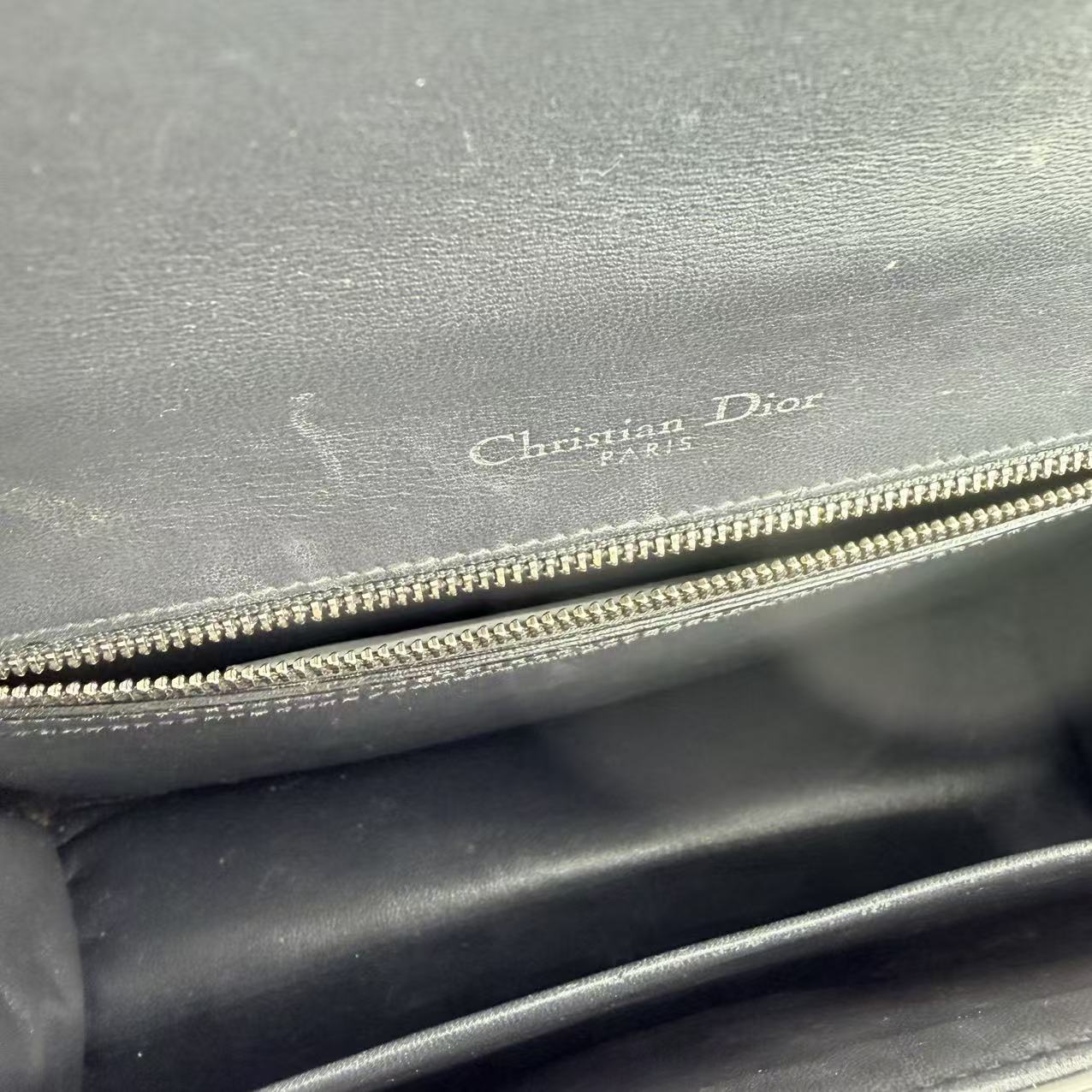 Diorama Flap Bag Cannage Embossed Calfskin Medium